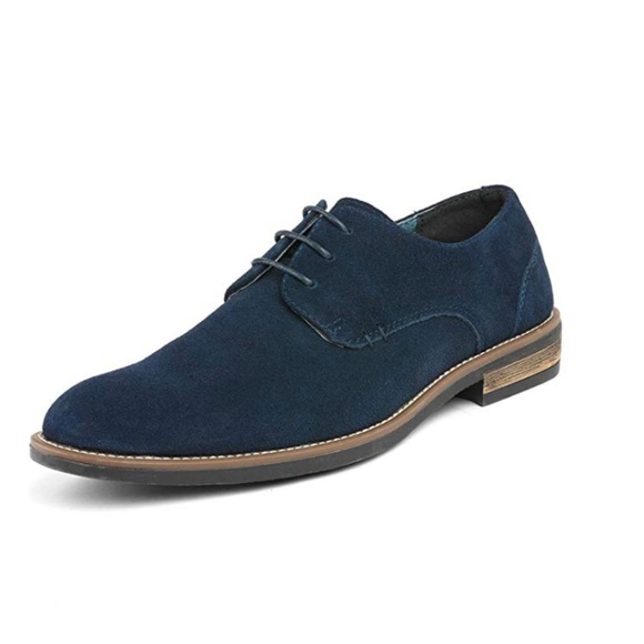 Mens "Woodford" Suede Leather Oxford Shoes - Picture 2 of 3